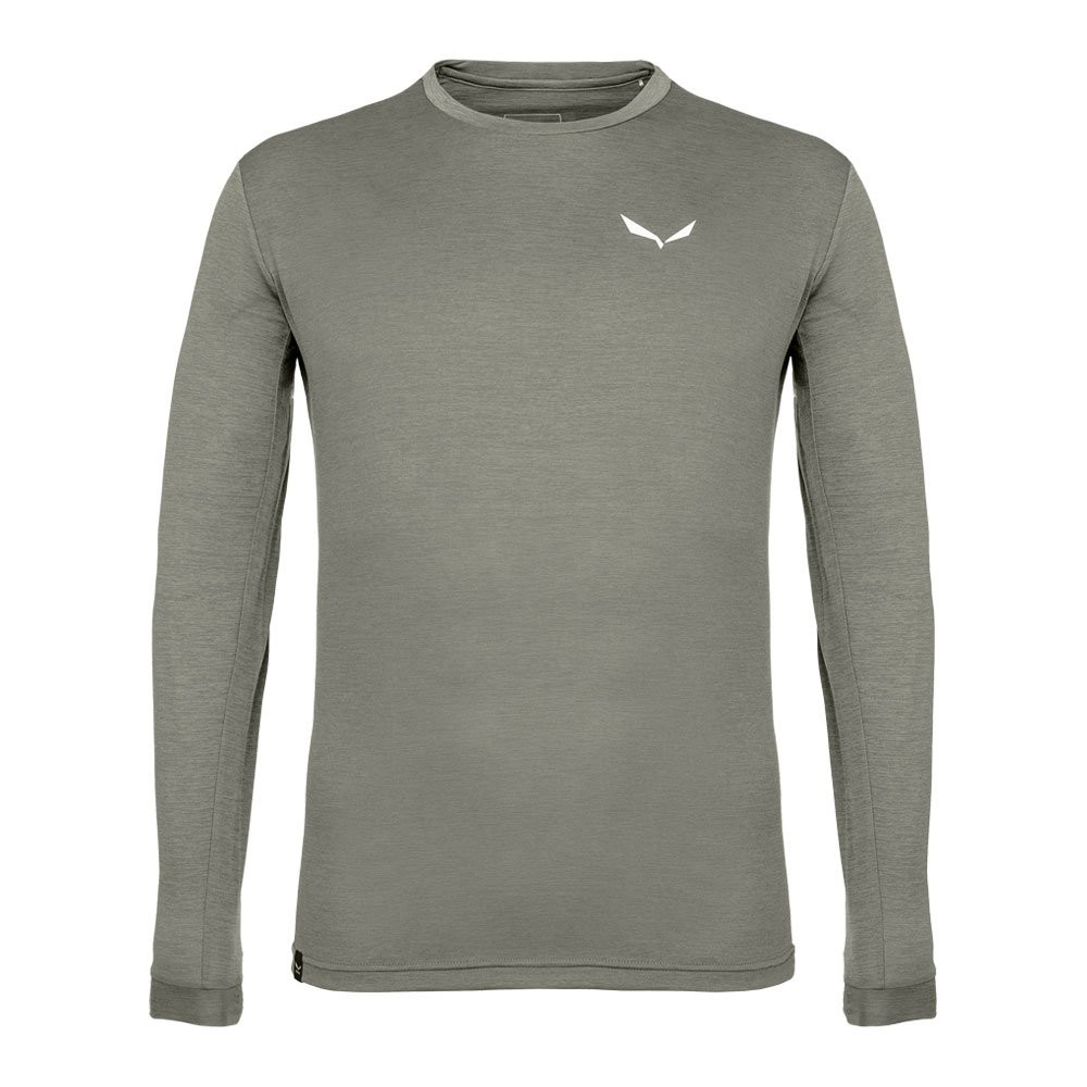 Koszulka techniczna Salewa Puez Melange Dry Long Tee Faded Green 2027
