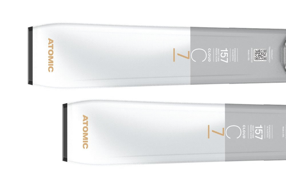 Narty damskie Atomic Cloud C7 White 2026 + M10 GW