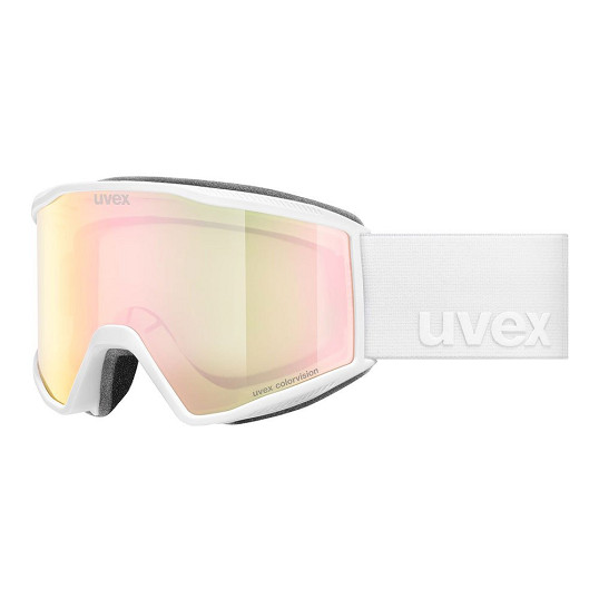 Gogle narciarskie Uvex Blast CV White Matt / Mirror Rose OTG S2 2026