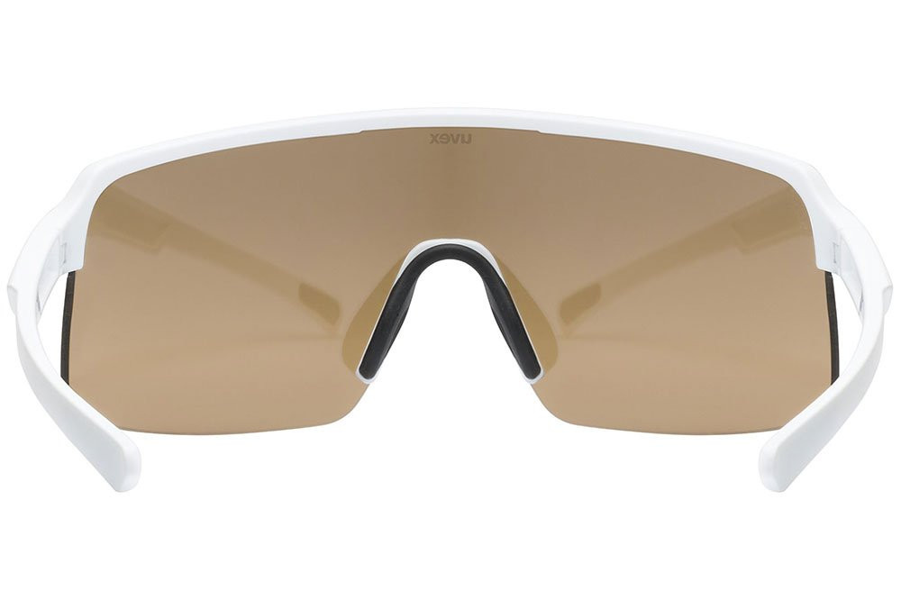 Okulary sportowe Uvex Dyrt White Matt / Mirror Gold S3 2026