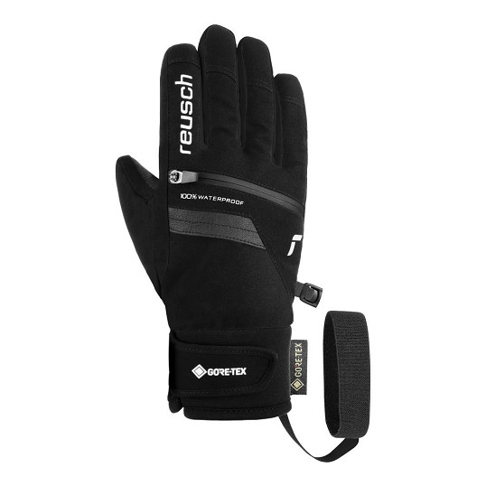 Rękawice narciarskie młodzieżowe Reusch Travis Gore-Tex Junior Black 2027