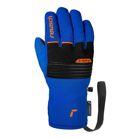 Rękawice narciarskie dziecięce Reusch Benji R-TEX XT Junior Surf The Web / Shocking Orange 2026
