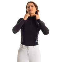 Bluza damska Fischer Enbasis Pro Black (druga warstwa) 2026