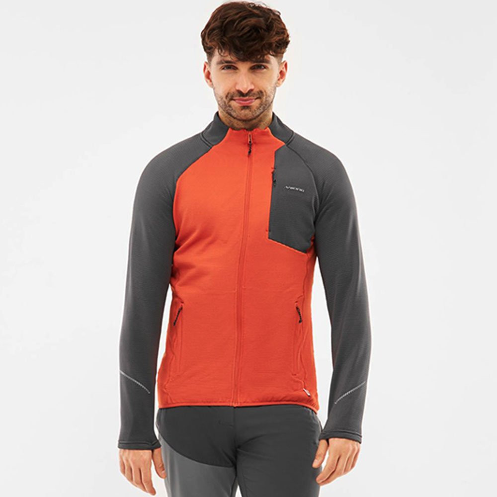 Bluza Viking Birger Man Orange Grey (druga warstwa) 2026