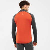 Bluza Viking Birger Man Orange Grey (druga warstwa) 2026