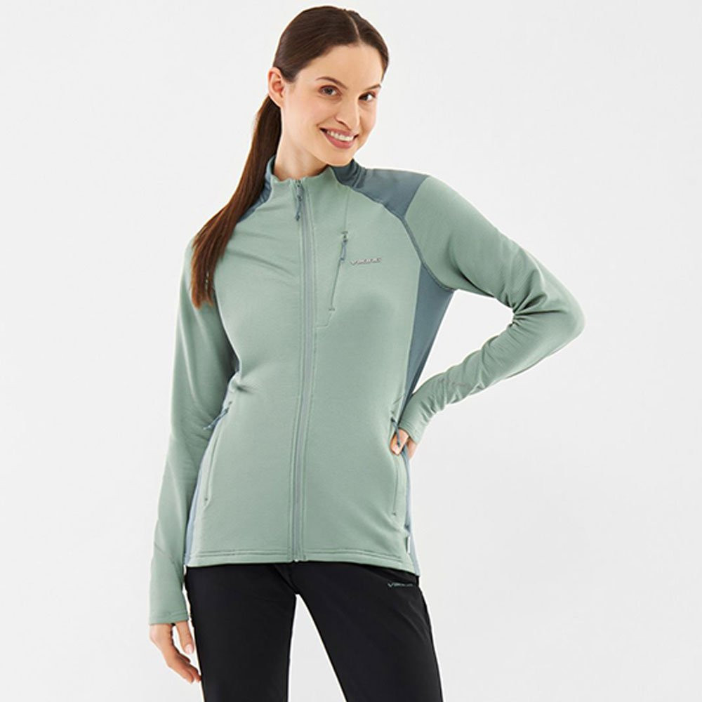 Bluza damska Viking Birger Lady Green (druga warstwa) 2026