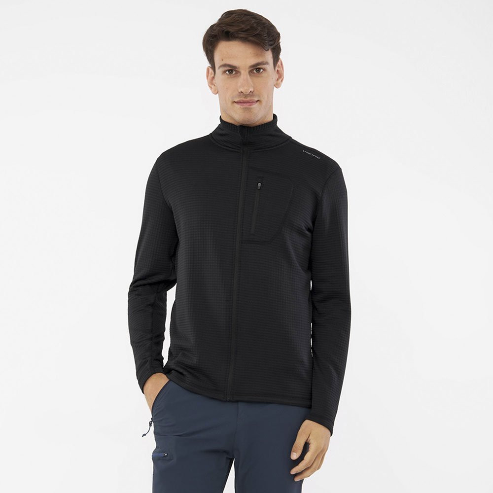 Bluza Viking Admont Full Zip Man Black 2027