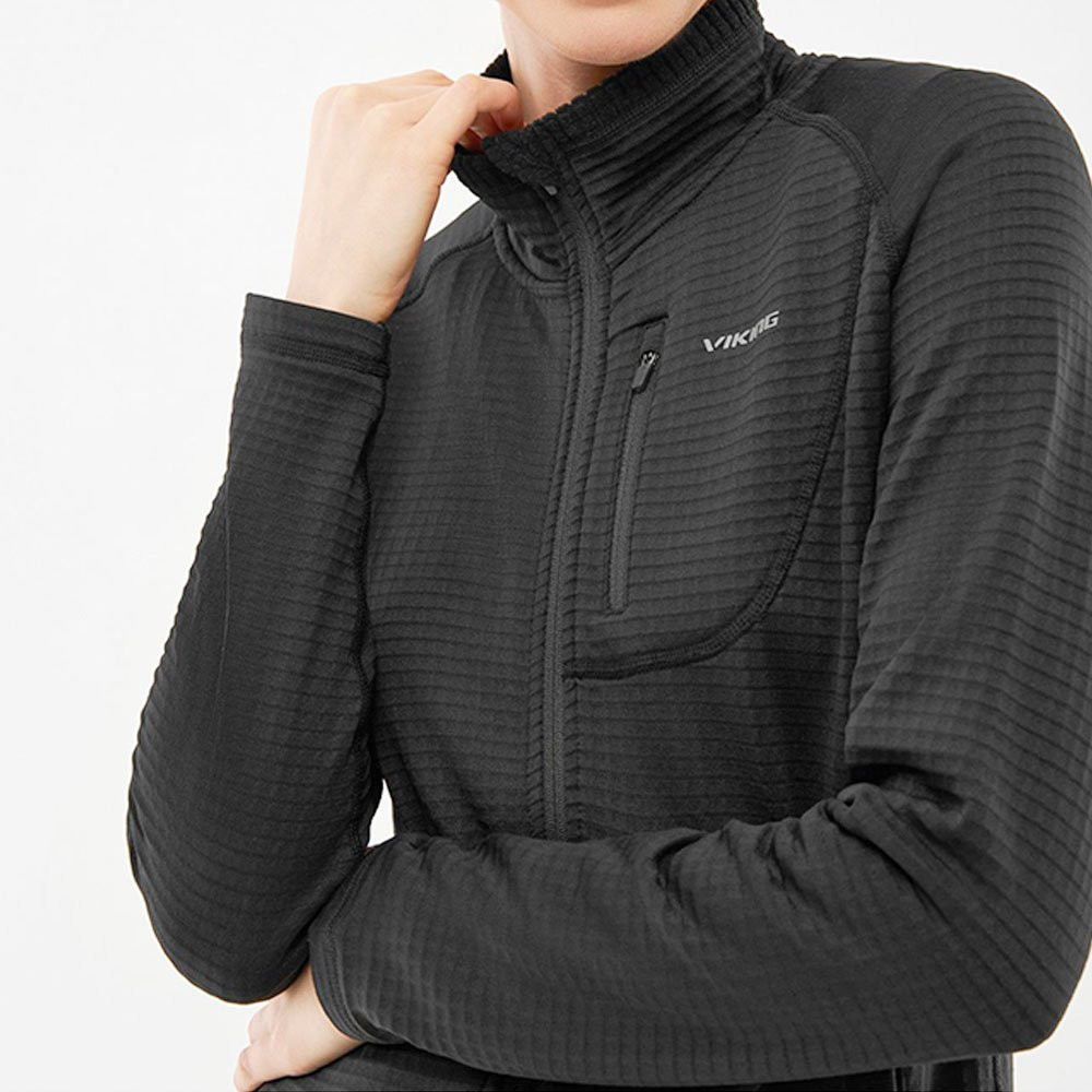 Bluza damska Viking Admont Full Zip Lady Black 2027