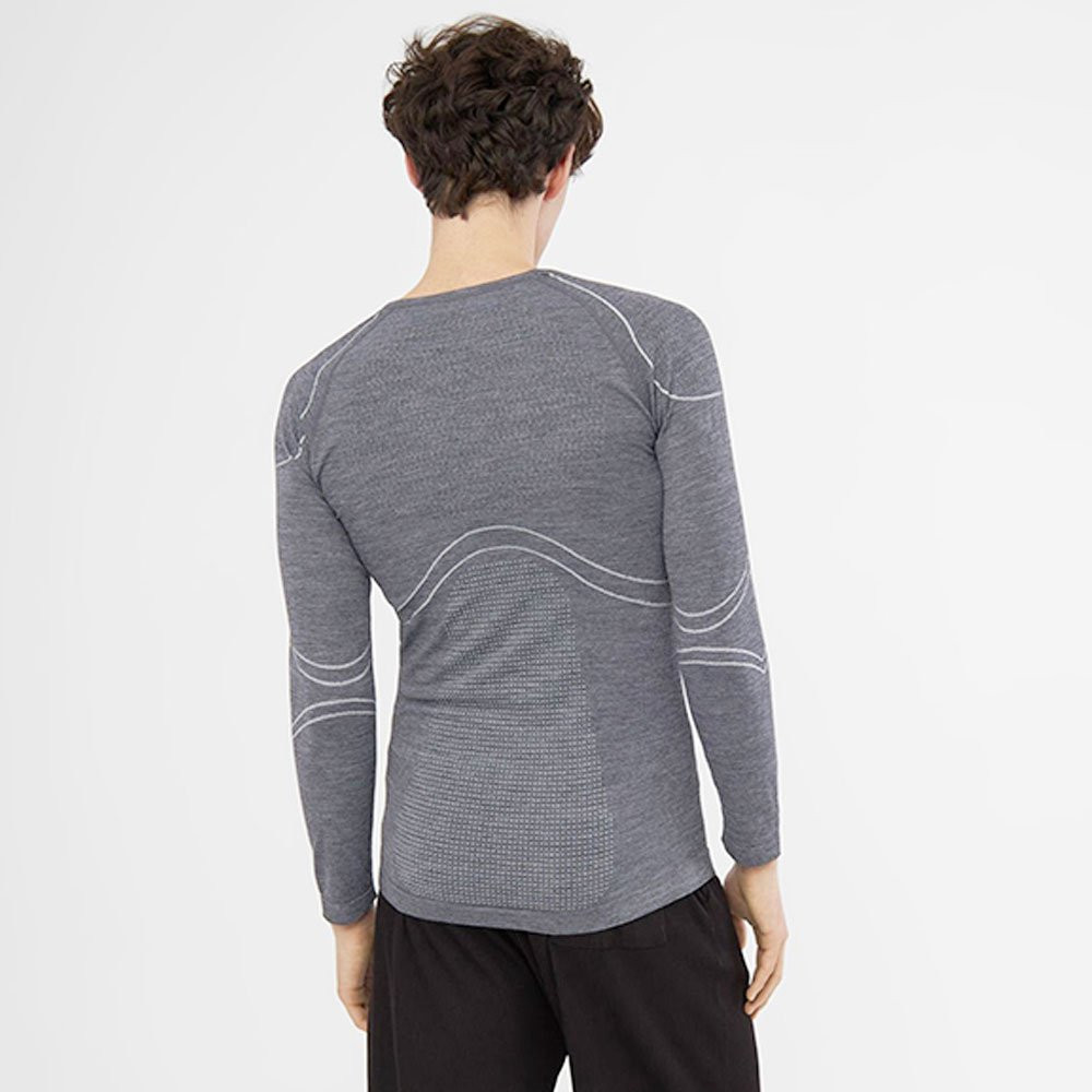 Bluza męska termoaktywna z wełną Merino Viking Lan Pro Longsleeve Grey 2026