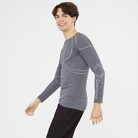 Bluza męska termoaktywna z wełną Merino Viking Lan Pro Longsleeve Grey 2026