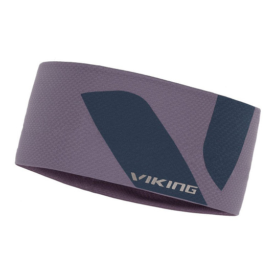 Opaska Viking Fuji Headband Purple Navy 2027