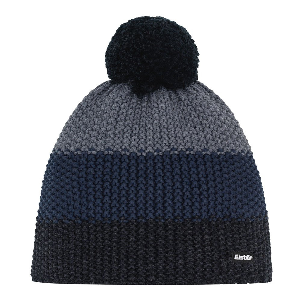 Czapka narciarska Eisbar Star Pompon Black Cobalt Anthracite 2027