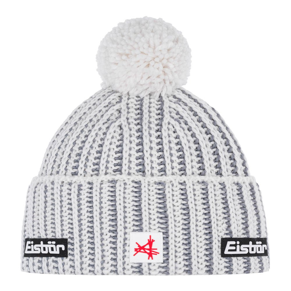 Czapka narciarska Eisbar Ronda Pompon MÜ SA White Grey 2027