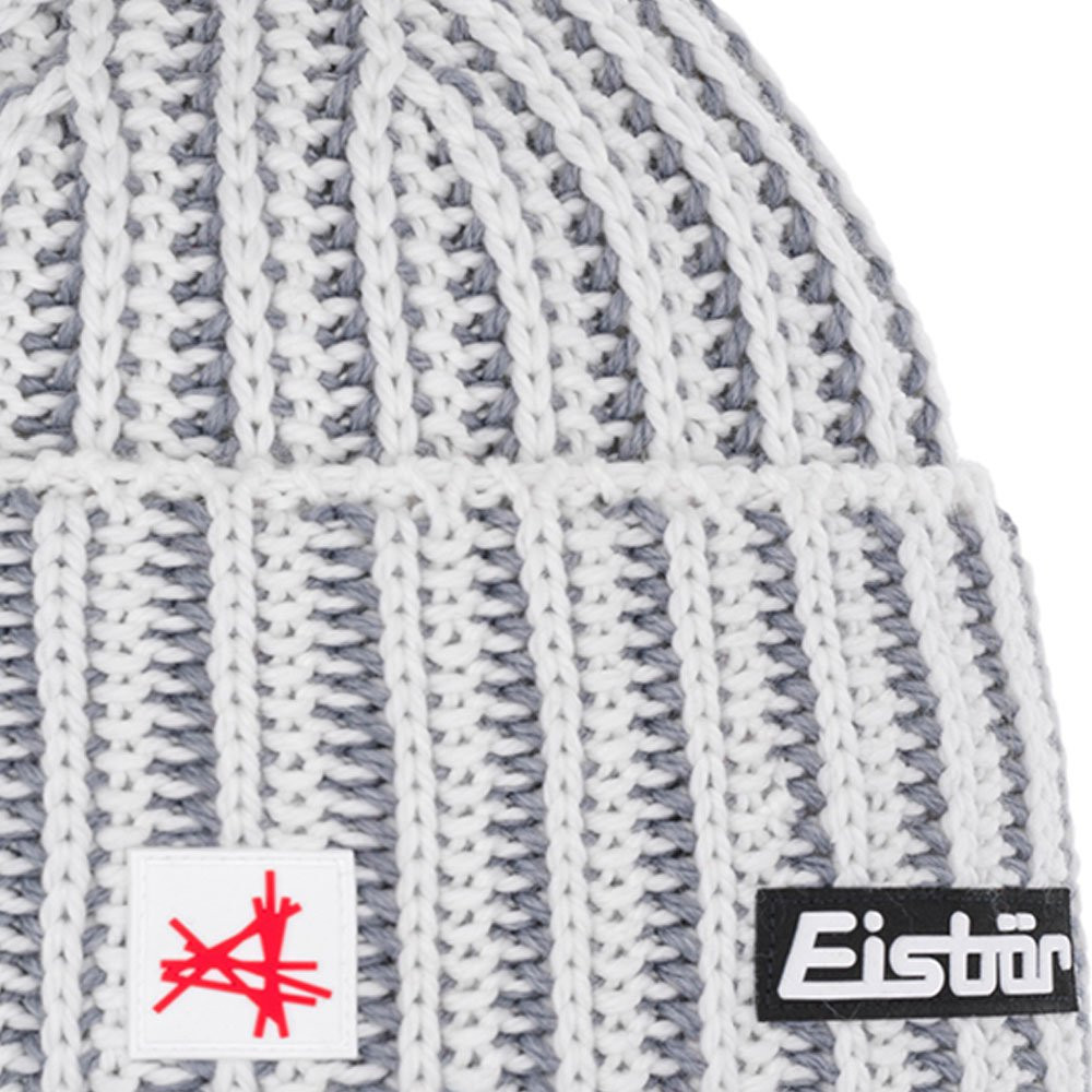 Czapka narciarska Eisbar Ronda Pompon MÜ SA White Grey 2027