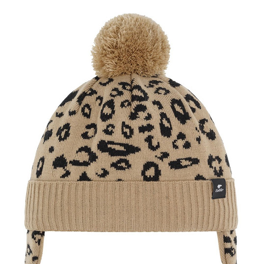 Czapka narciarska dziecięca Eisbar Lilie Ear Pompon Kids Beige 2026