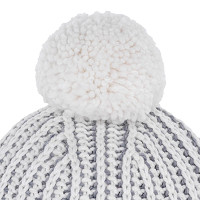 Czapka narciarska Eisbar Ronda Pompon White Grey 2027