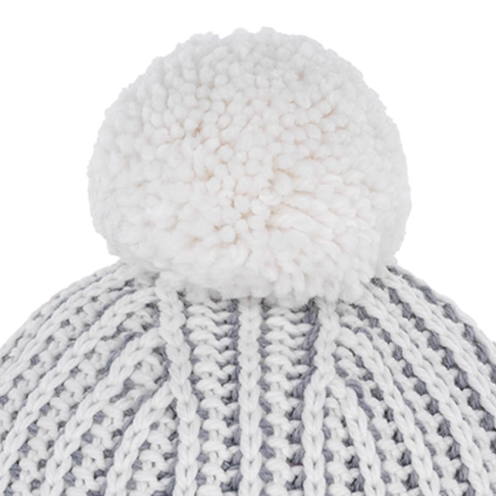 Czapka narciarska Eisbar Ronda Pompon White Grey 2027