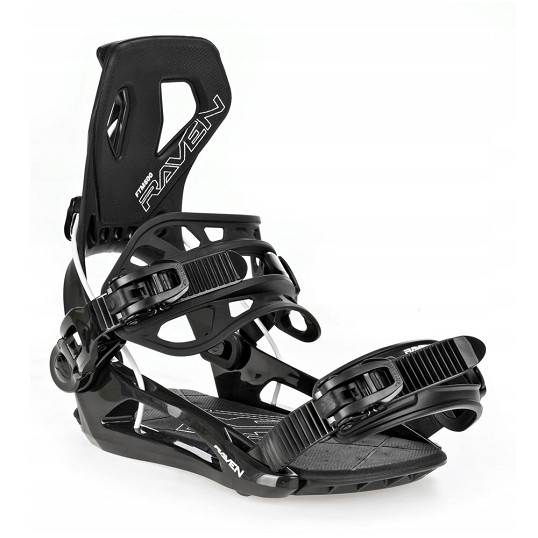 Wiązania Snowboardowe Raven Fastec FTM500 Black 2026