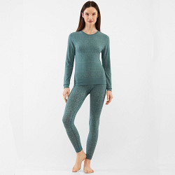 Komplet bielizna damska termoaktywna termiczna Viking Sigrid Lady Set Bamboo Green 2027