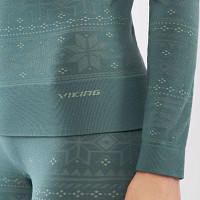 Komplet bielizna damska termoaktywna termiczna Viking Sigrid Lady Set Bamboo Green 2027