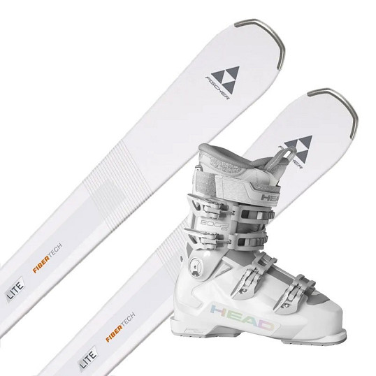 Zestaw zjazdowy Fischer Lite 72 + Head Edge 65 W HV White 2026