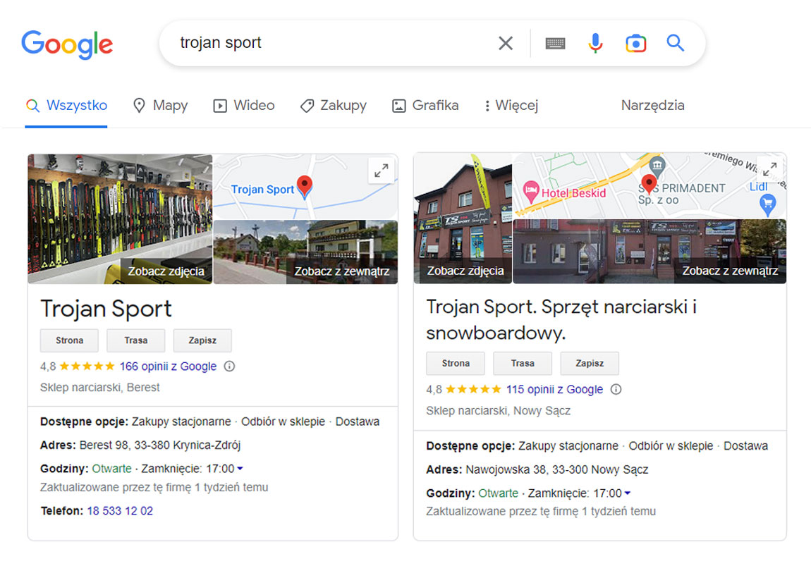 Trojan Sport Opinie konsumenckie Google Trojan Sport Opinie konsumenckie Google