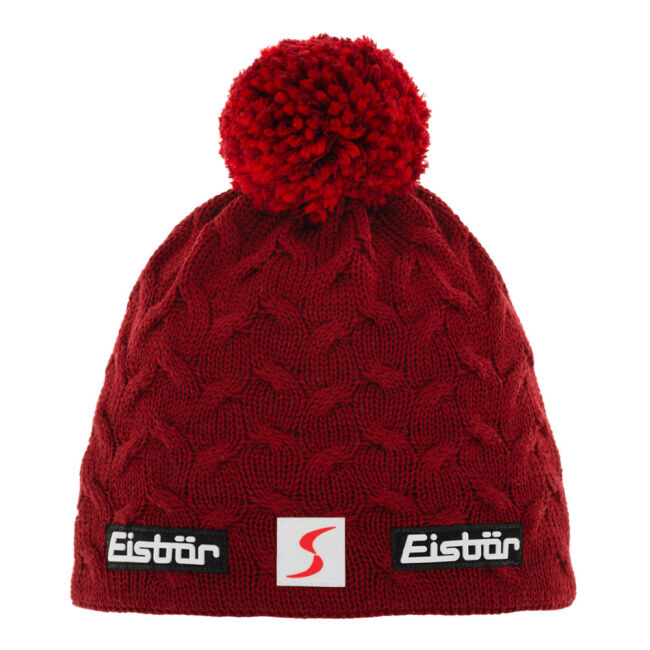 Czapka narciarska Eisbar Lotta OS Pompon SP Red 2024