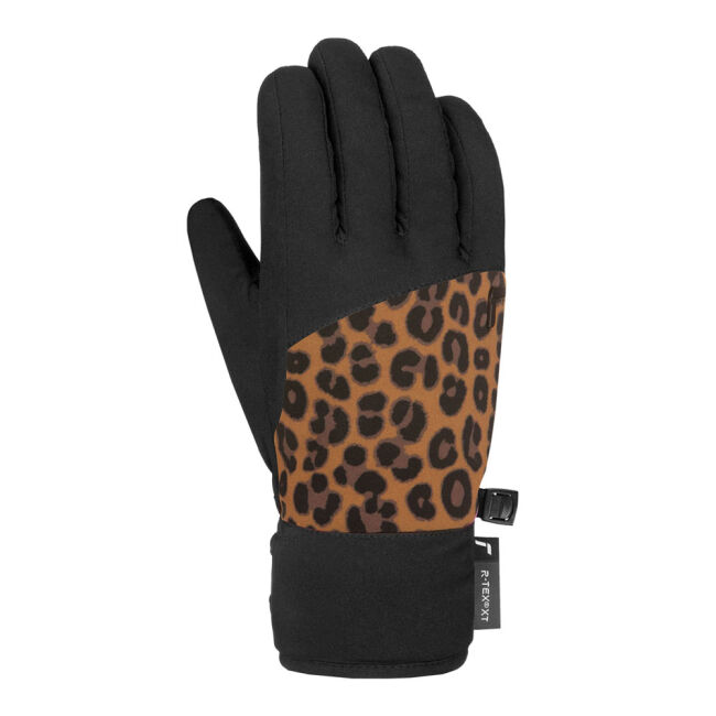 Rękawice narciarskie damskie Reusch Beatrix R-Tex XT Black Brown Leopart 2025