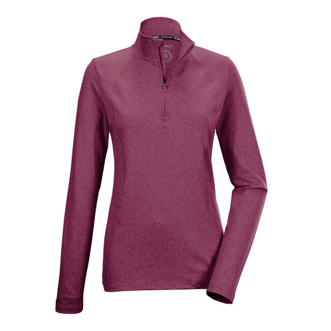 Bluza damska Killtec 37430 Amaranth (druga warstwa)