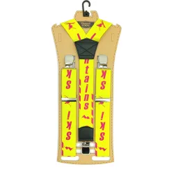 Szelki do spodni narciarskich TopGal Ski Mountains Yellow