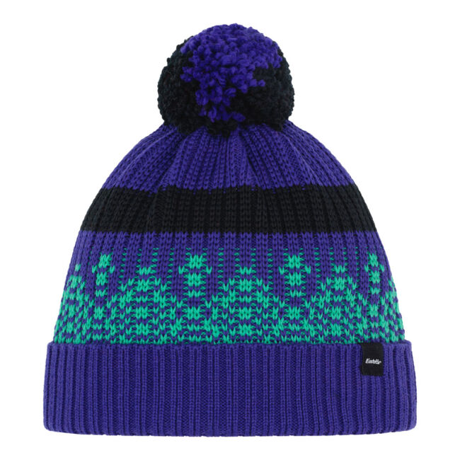 Czapka narciarska Eisbar Norrak Pompon Purple Green 2025