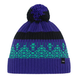 Czapka narciarska Eisbar Norrak Pompon Purple Green 2025