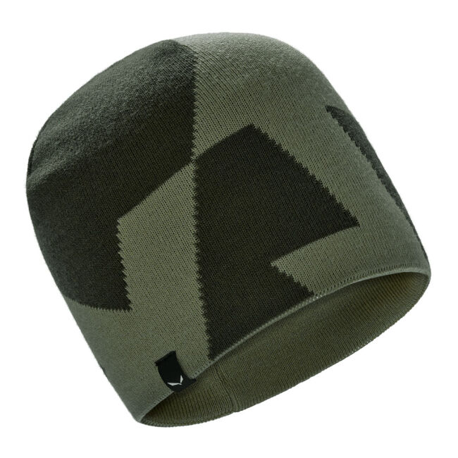 Czapka Salewa Pure Antelao 2 Reversible Merino Wool Beanie Dark Olive 2026