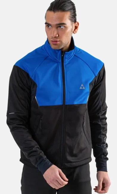 Kurtka Softshell Fischer Bruksvallarna Black Blue - Outlet