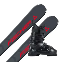 Zestaw zjazdowy Fischer RC Fire + Fischer RC 90 Black HV 2026