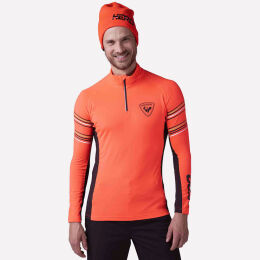 Bluza Rossignol Classique Hero Clim 1/2 Zip Neon Red 2024