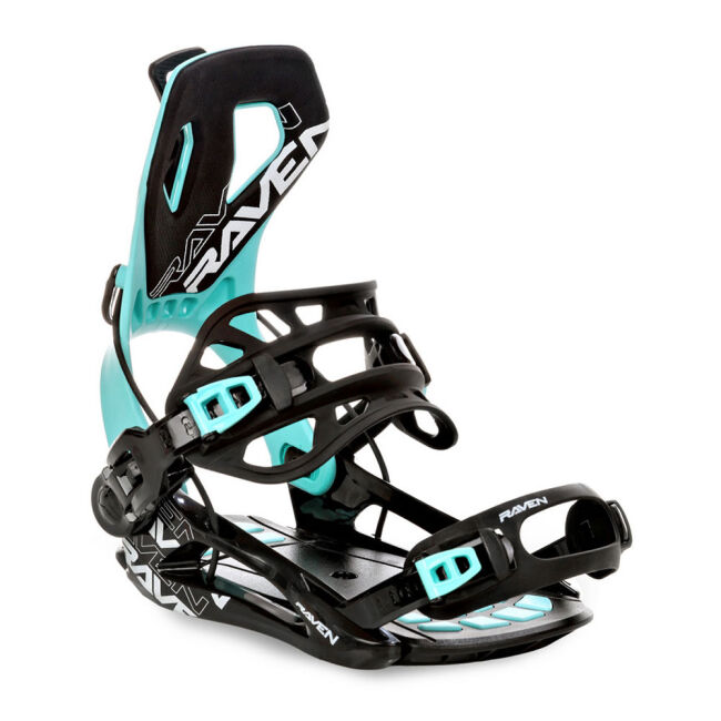 Wiązania Snowboardowe Raven Fastec FT360 Black Mint 2025