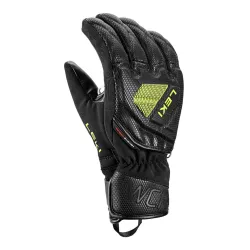 Rękawice narciarskie dziecięce Leki Wcr C-Tech 3D Junior Black Ice Lemon 2026