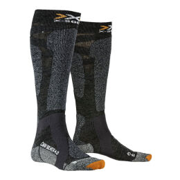 Skarpety narciarskie X-Socks Carve Silver 4.0 Anthracite Melange 2024
