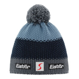 Czapka dziecięca Eisbar Star Pompon Kids Grey Night Steel Blue 2023