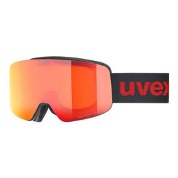 Gogle narciarskie dziecięce Uvex Pwdr Black Mat Mirror Red OTG S2 2025