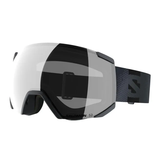 Gogle narciarskie snowboardowe Salomon Radium Ebony / ML Super White OTG S2 2027