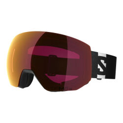Gogle narciarskie snowboardowe Salomon Radium Pro Sigma Black Poppy Red OTG S2 + S1 2025