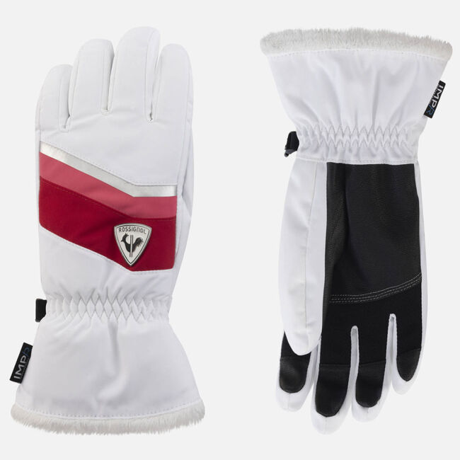 Rękawice narciarskie damskie Rossignol W New Piste White 2026
