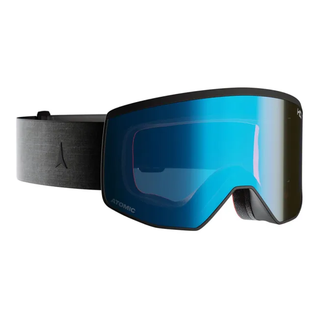 Gogle narciarskie Atomic Four PRO L HD All Black / Yellow Blue S1 OTG 2027