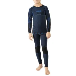 Komplet bielizna dziecięca termoaktywna termiczna Viking Riko Kids Black Navy 2026
