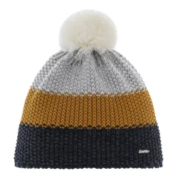Czapka narciarska Eisbar Star Pompon RL Yellow Grey 