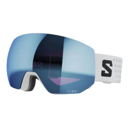 Gogle narciarskie snowboardowe Salomon Radium Pro White Sigma Sky Blue OTG S3 2024