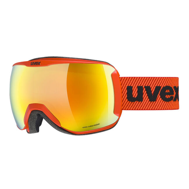 Gogle narciarskie Uvex Downhill 2100 CV Fierce Red Mirror Orange OTG S2 2024