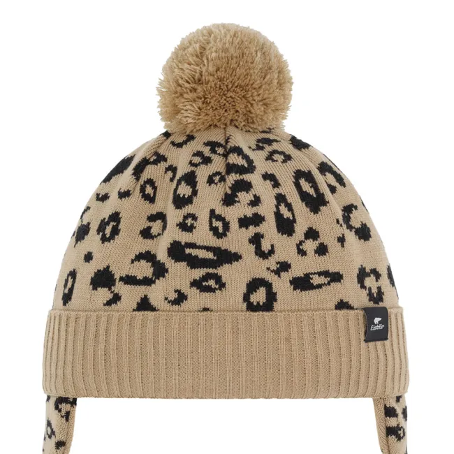Czapka narciarska dziecięca Eisbar Lilie Ear Pompon Kids Beige 2026